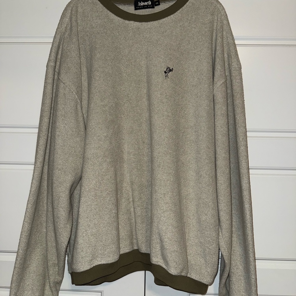 Ashworth Cream Crewneck Sweater